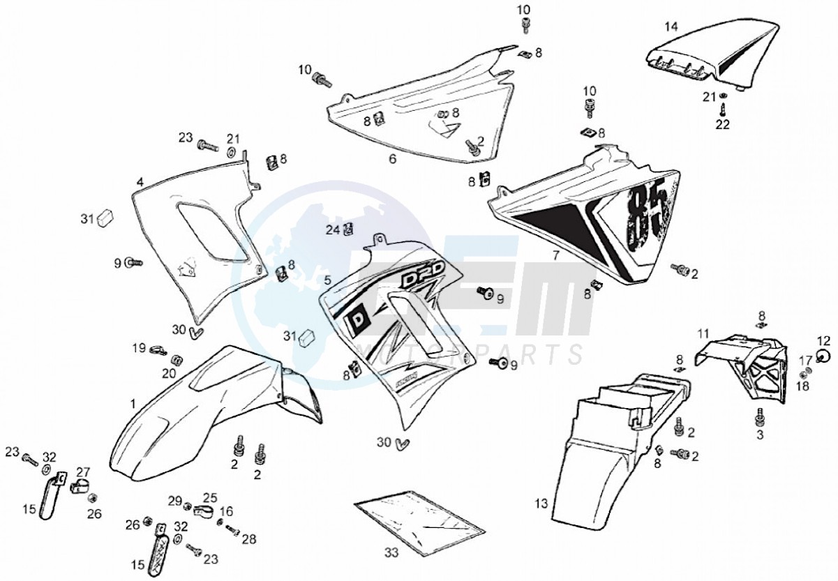 Fairings (Positions) blueprint