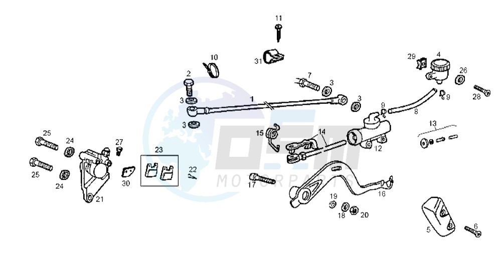 Rear Brake blueprint