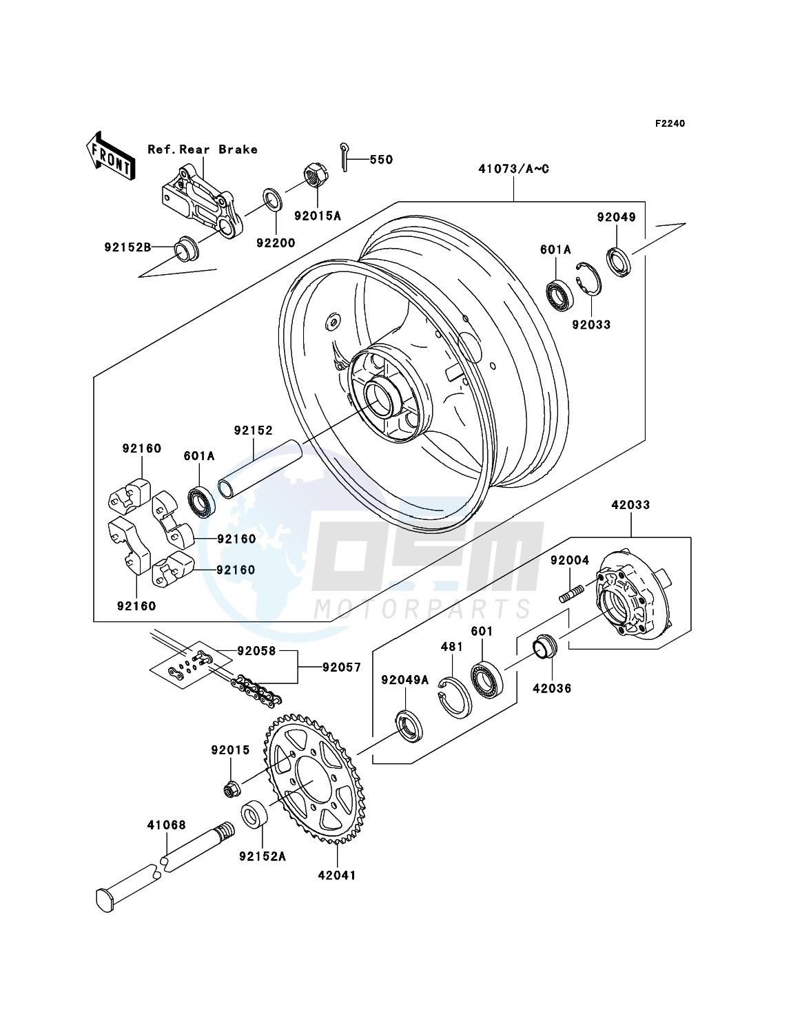 Rear Hub blueprint