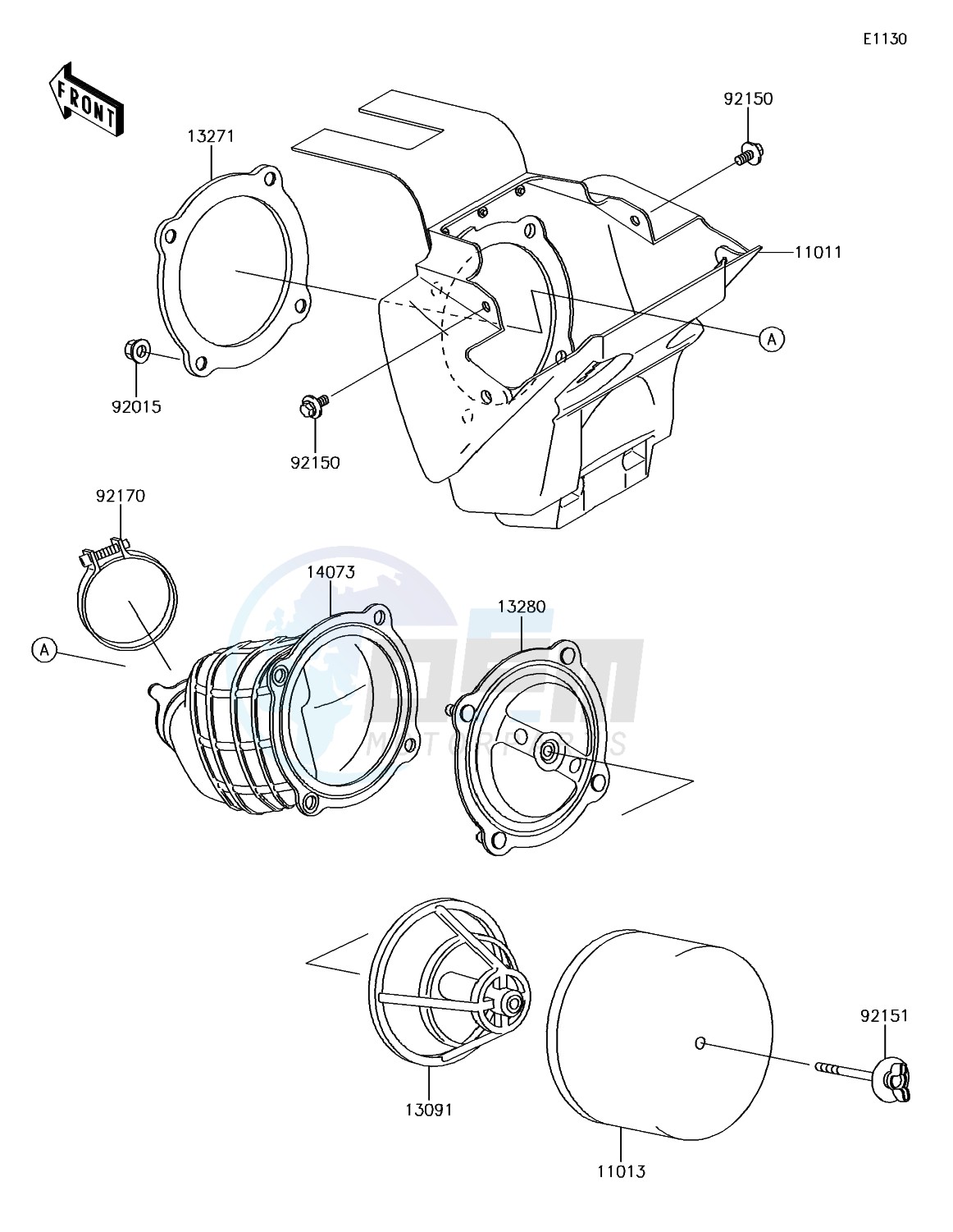 Air Cleaner blueprint