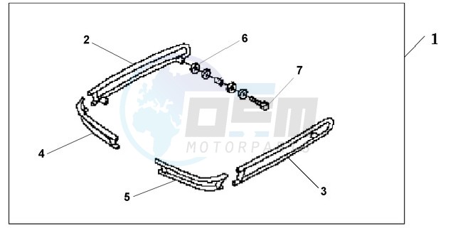 SADDLEBAG GUARD P blueprint