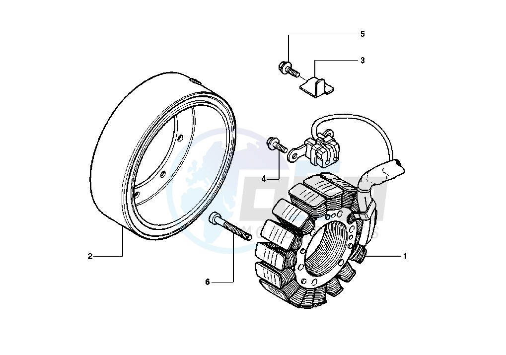 FLYWHEEL MAGNETO blueprint