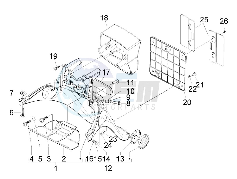 Rear Cover - Splash Guard blueprint