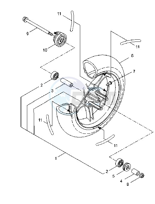 FRONT WHEEL image