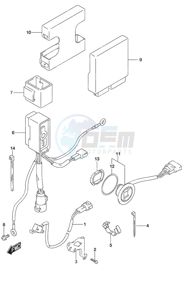 PTT Switch/Engine Control Unit image