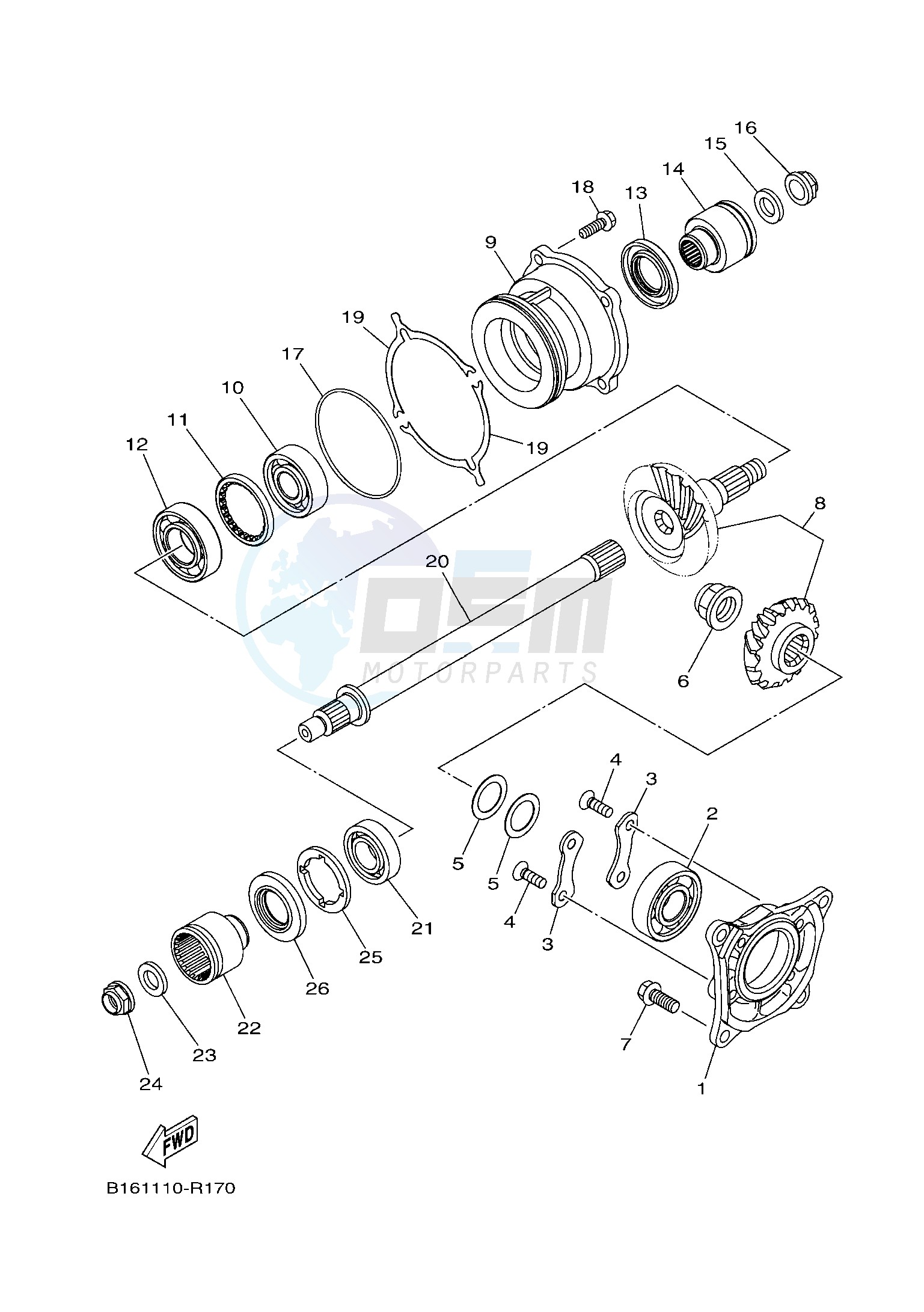 MIDDLE DRIVE GEAR image