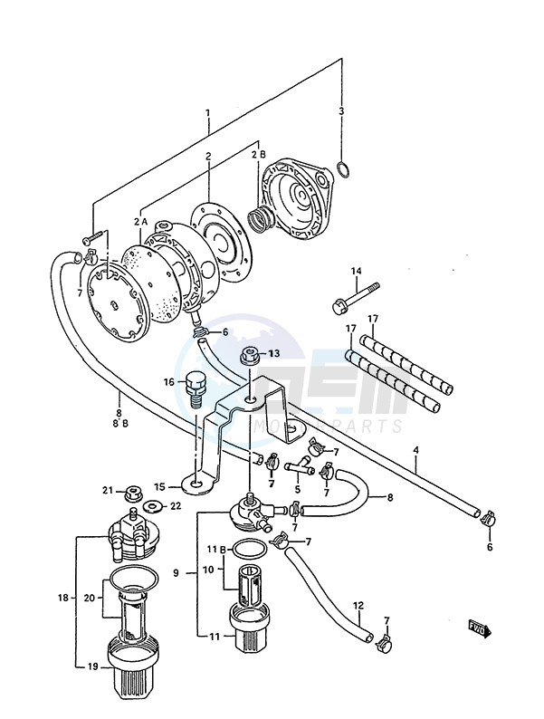 Fuel Pump (1995 to 2000) blueprint