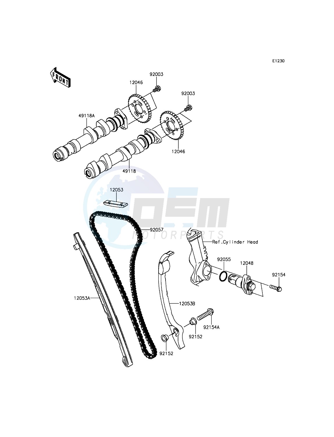 Camshaft(s)/Tensioner blueprint