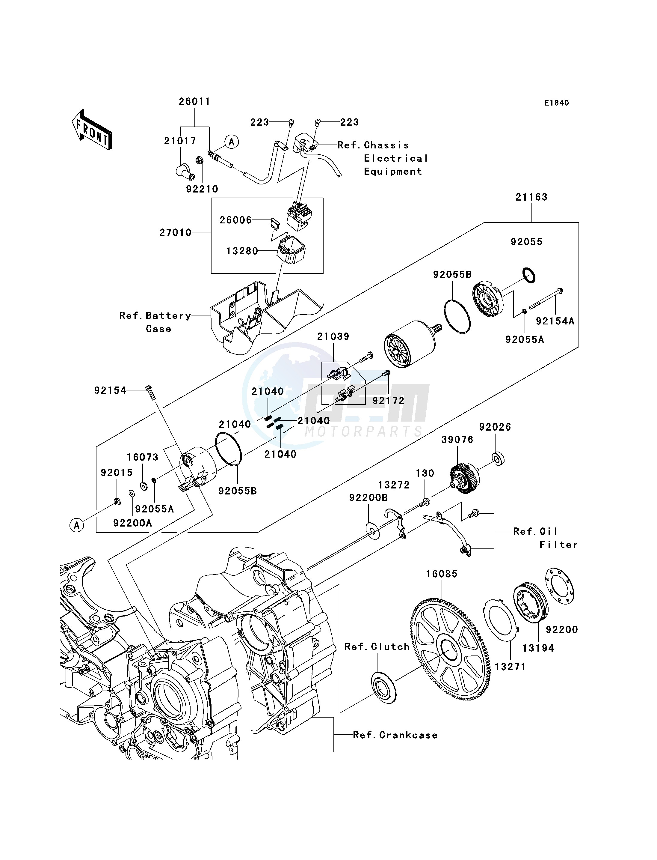 STARTER MOTOR blueprint