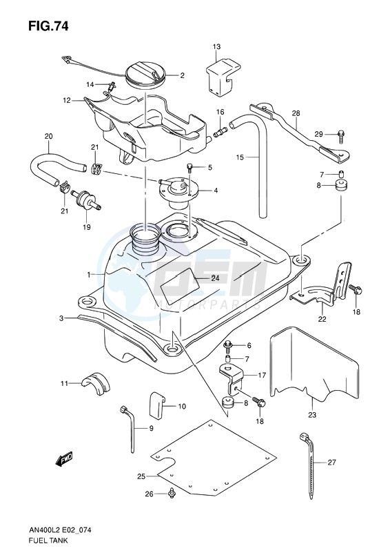 FUEL TANK image