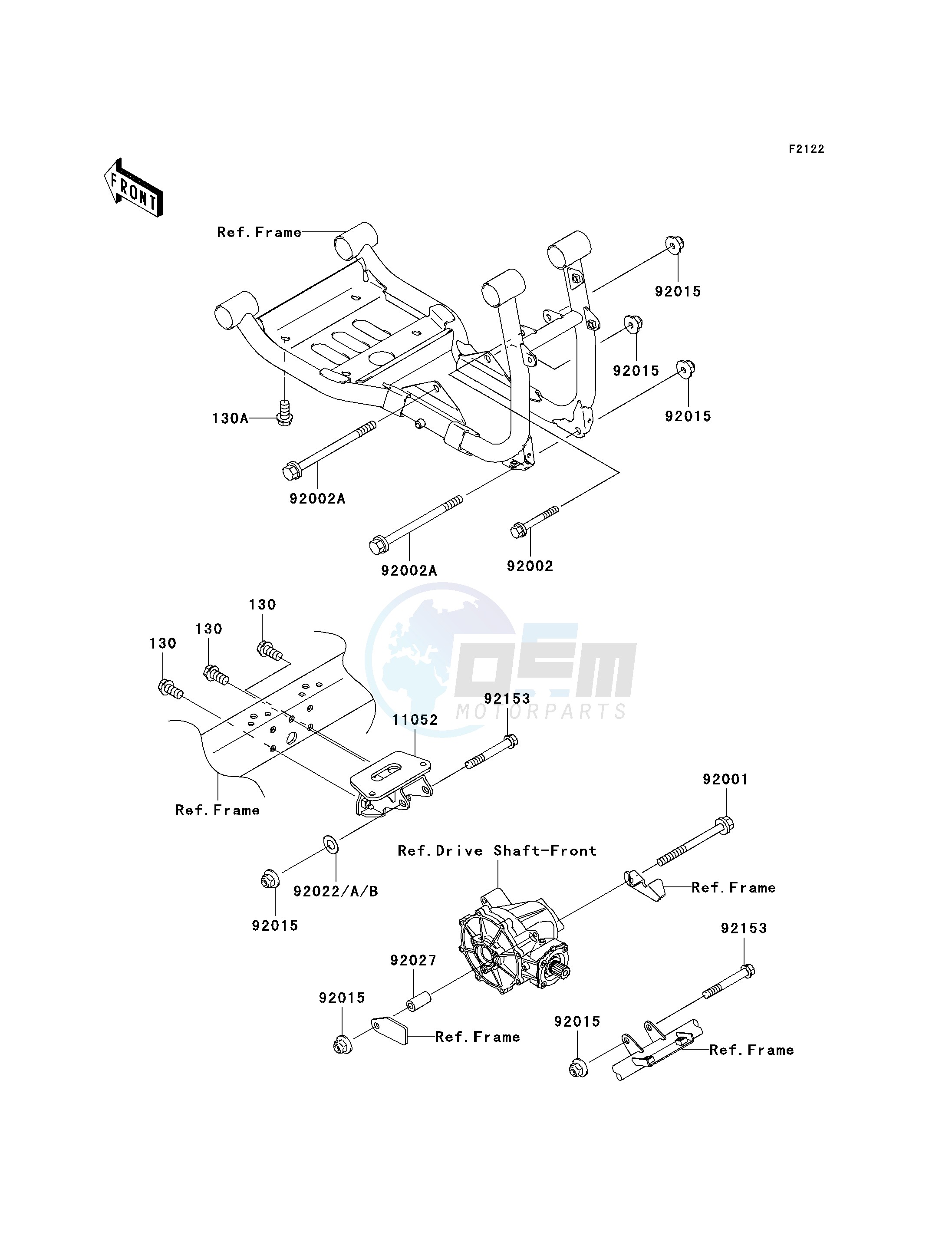 ENGINE MOUNT blueprint