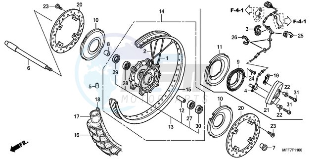 FRONT WHEEL image