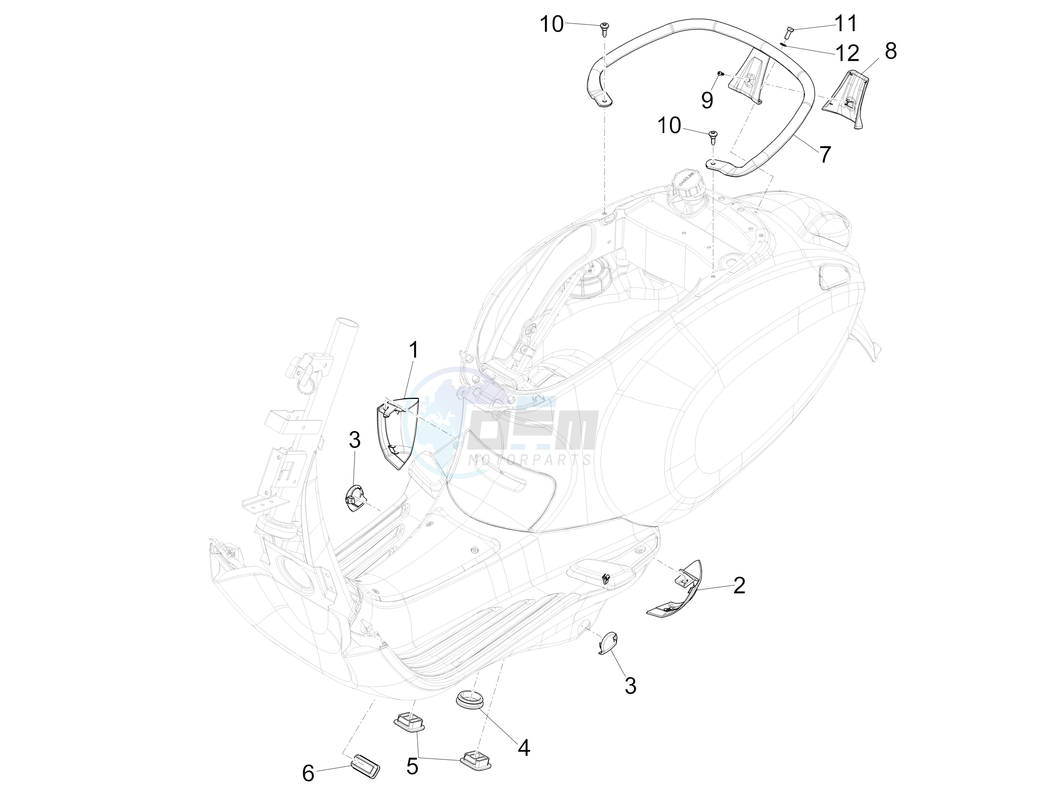 Side cover - Spoiler blueprint