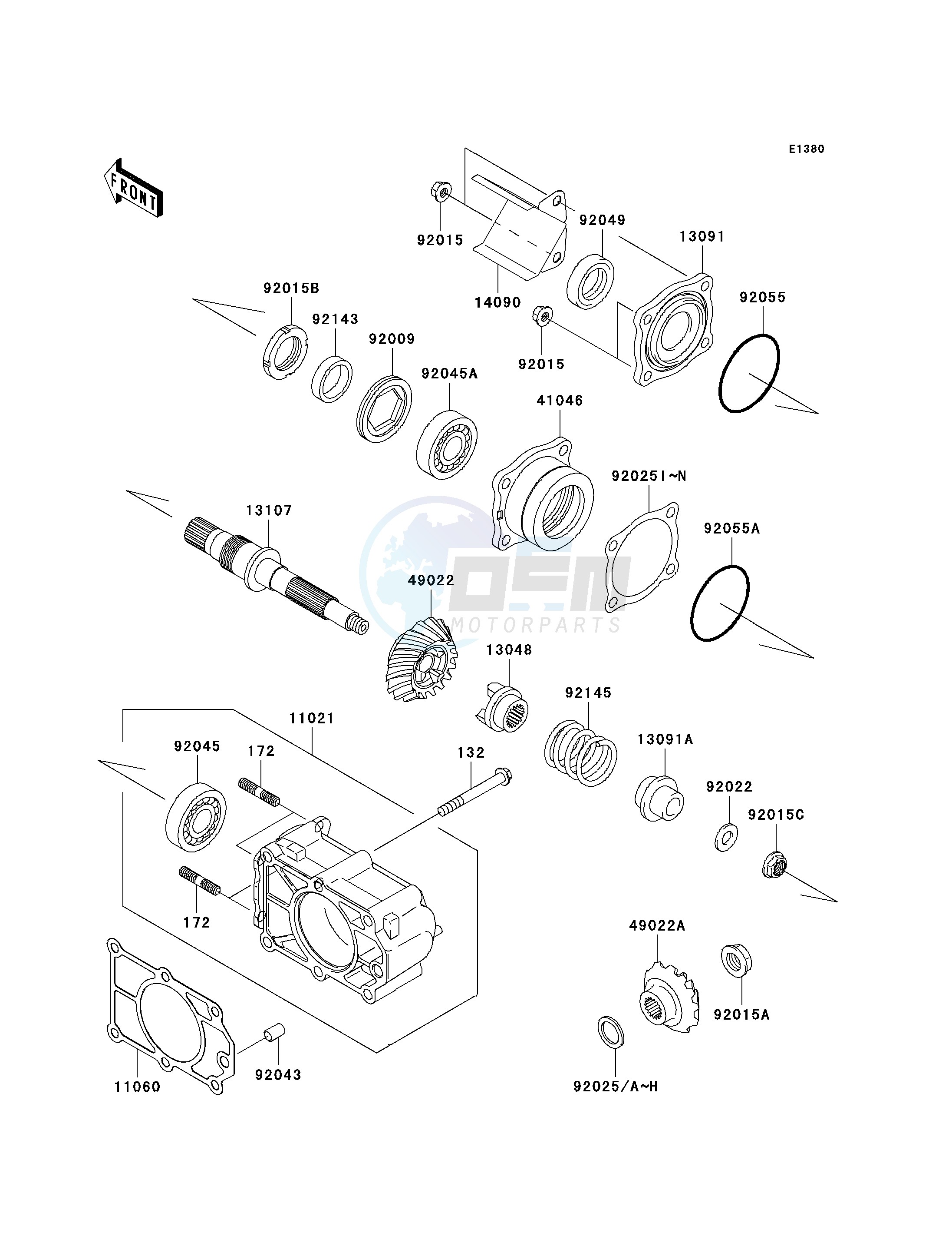 BEVEL GEAR CASE blueprint