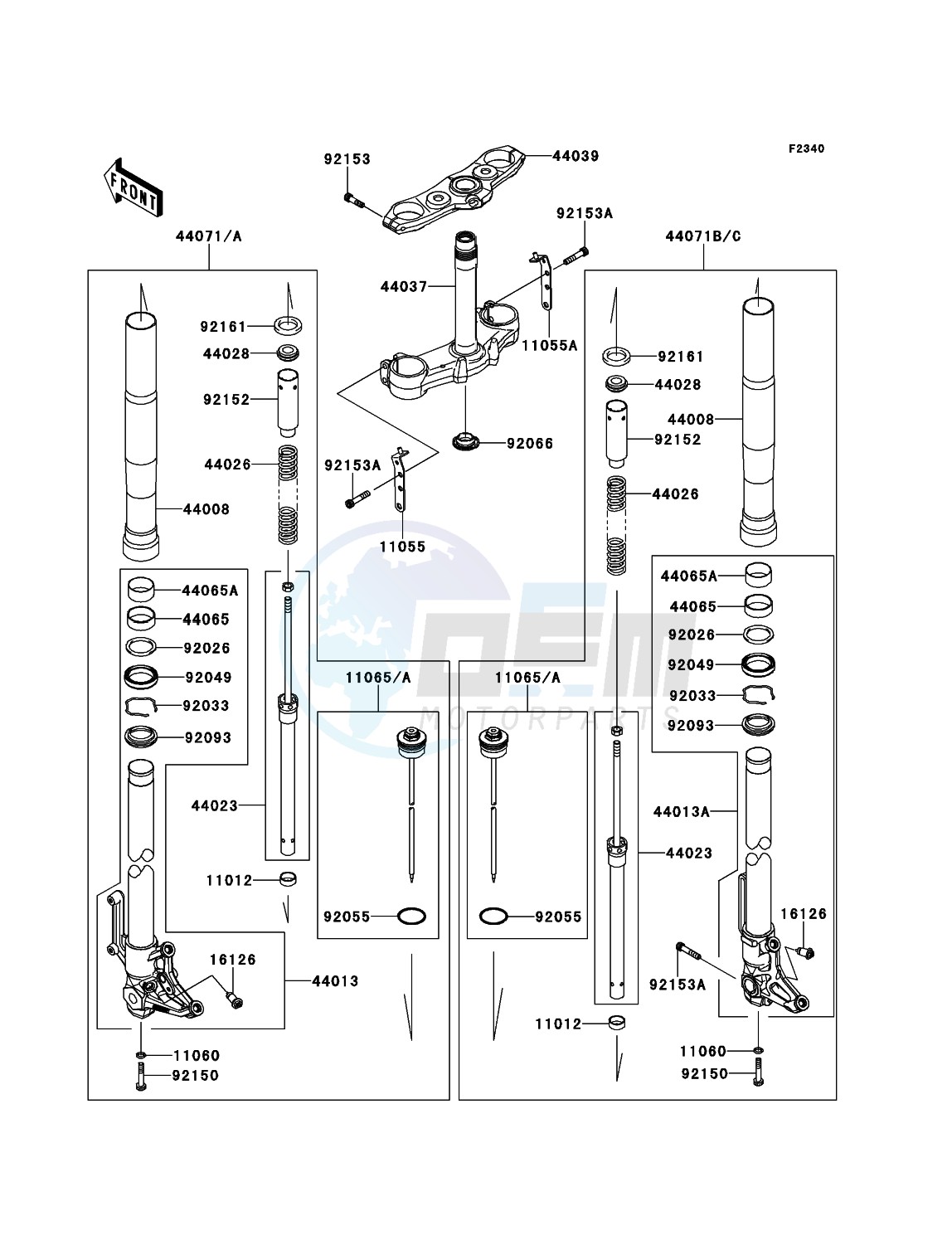 Front Fork blueprint