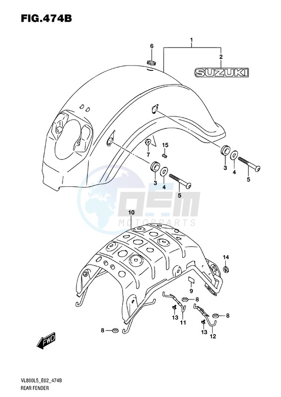 REAR FENDER image