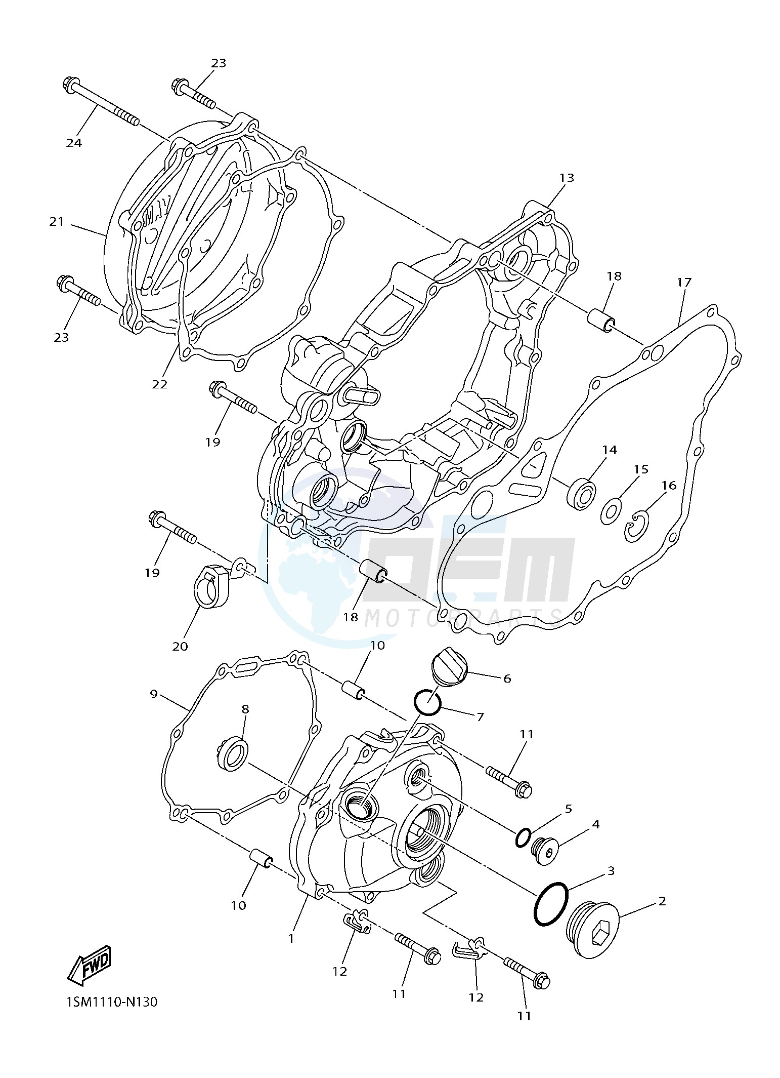 CRANKCASE COVER 1 image