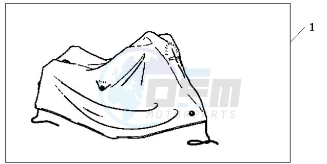 BODY COVER XL HONDA LOGO blueprint