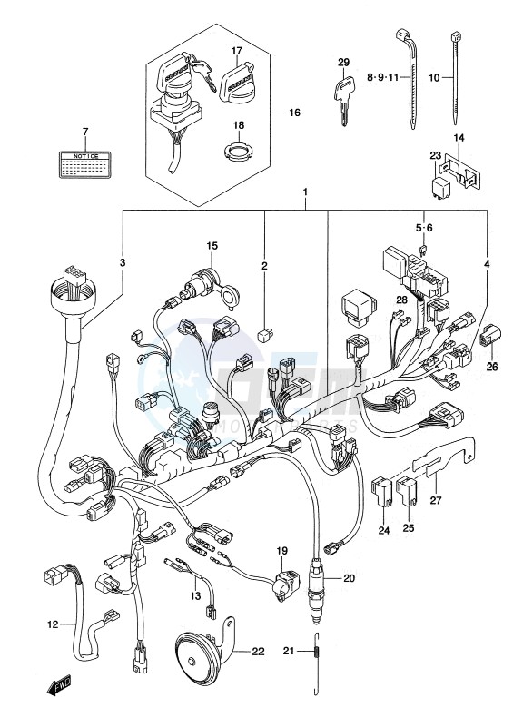 WIRING HARNESS (LT-A500XL2 P24) image