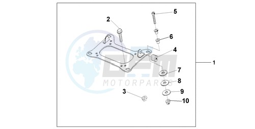 KIT CARRIER BRKT blueprint