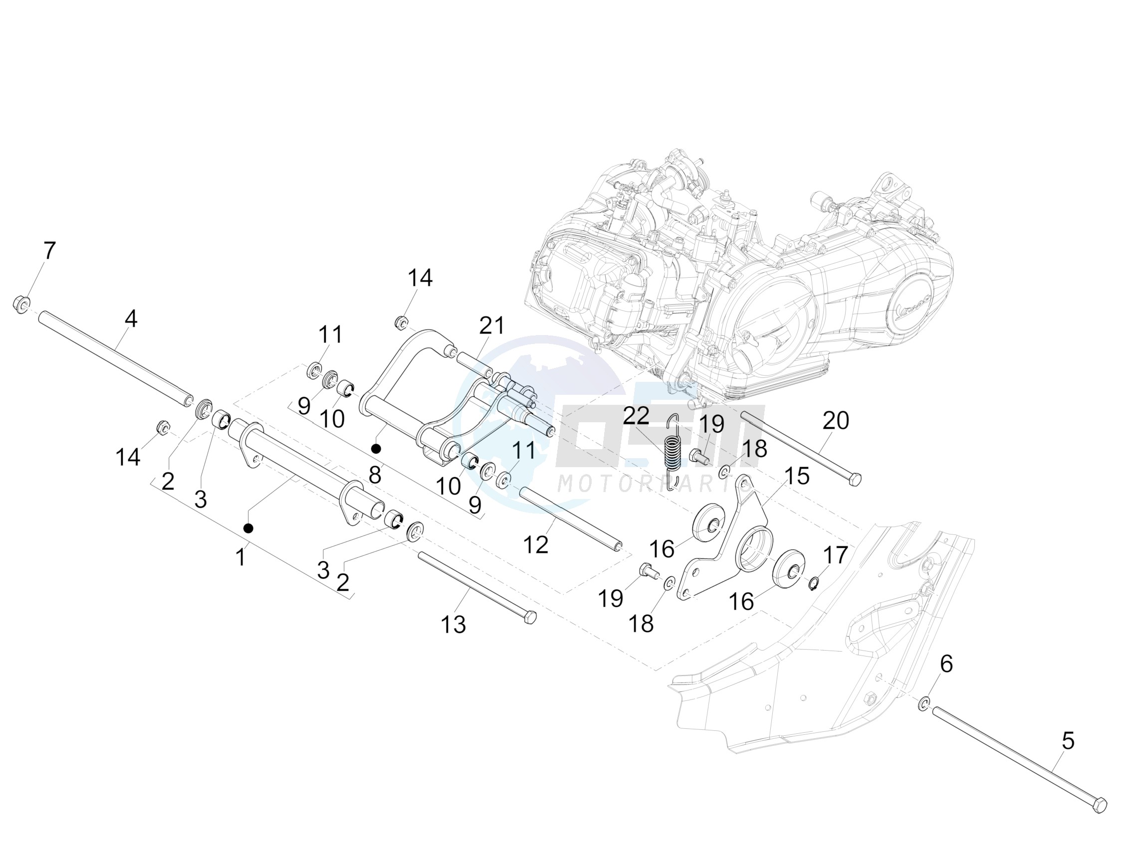 Swinging arm blueprint