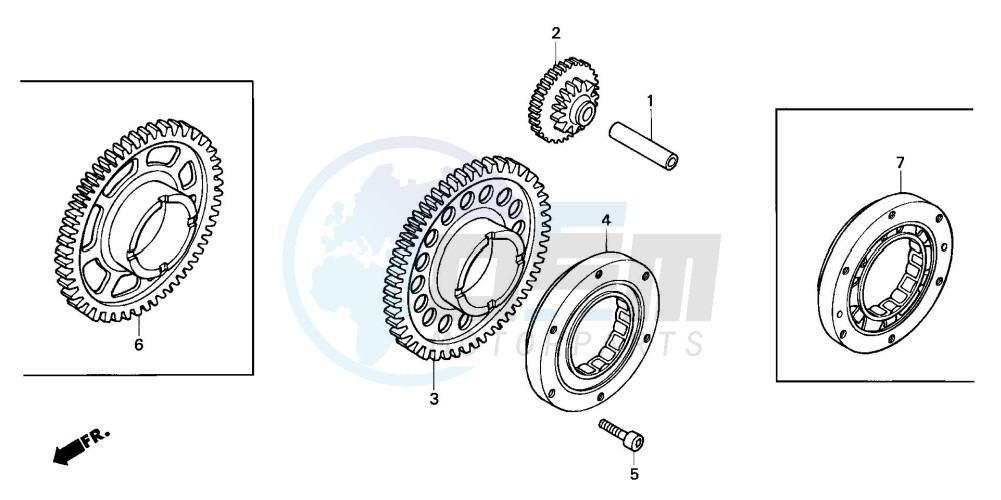 STARTING CLUTCH blueprint