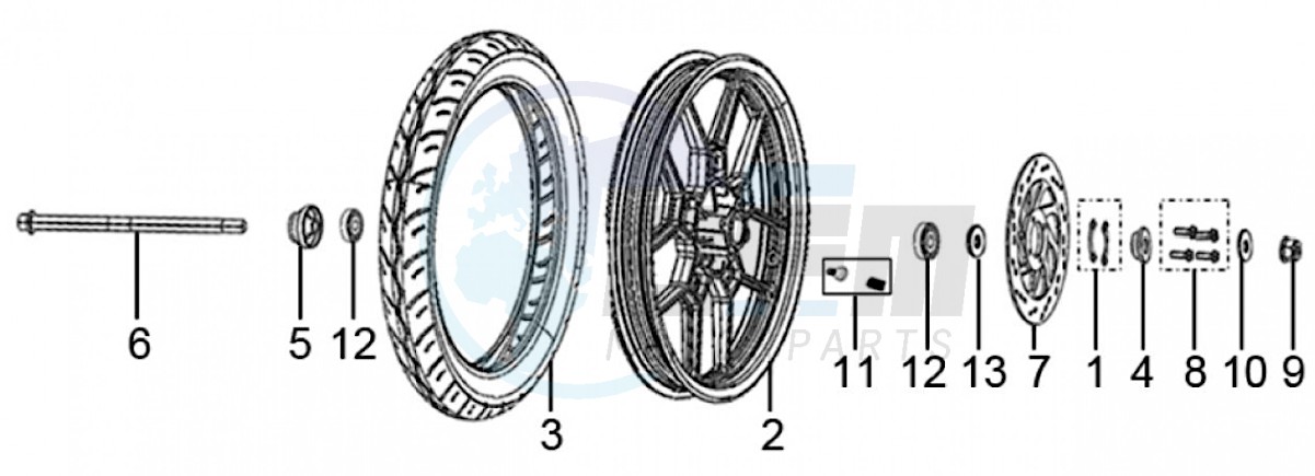 Front wheel (Positions) blueprint