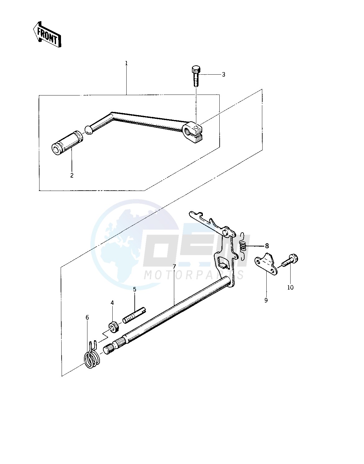 GEAR CHANGE MECHANISM image