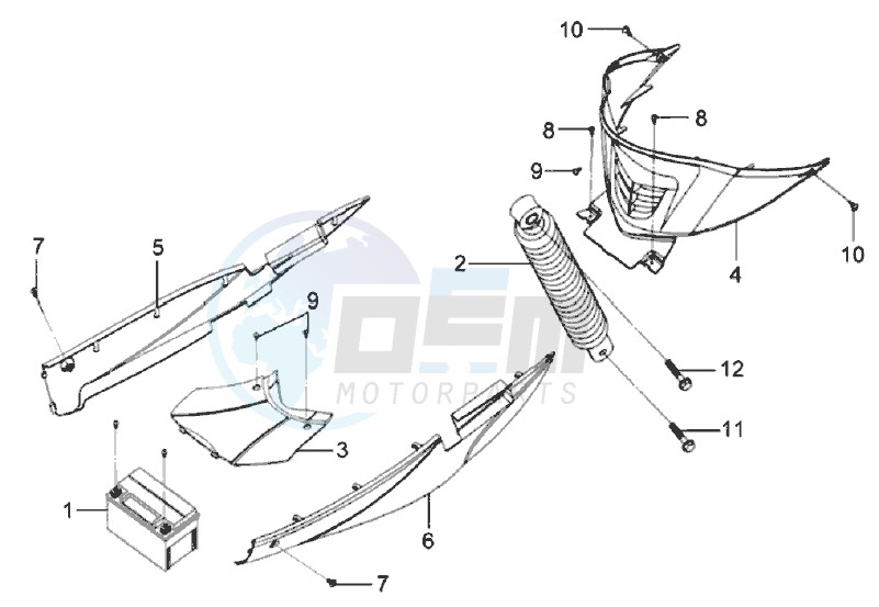 REAR SUSPENSION - COWLING image