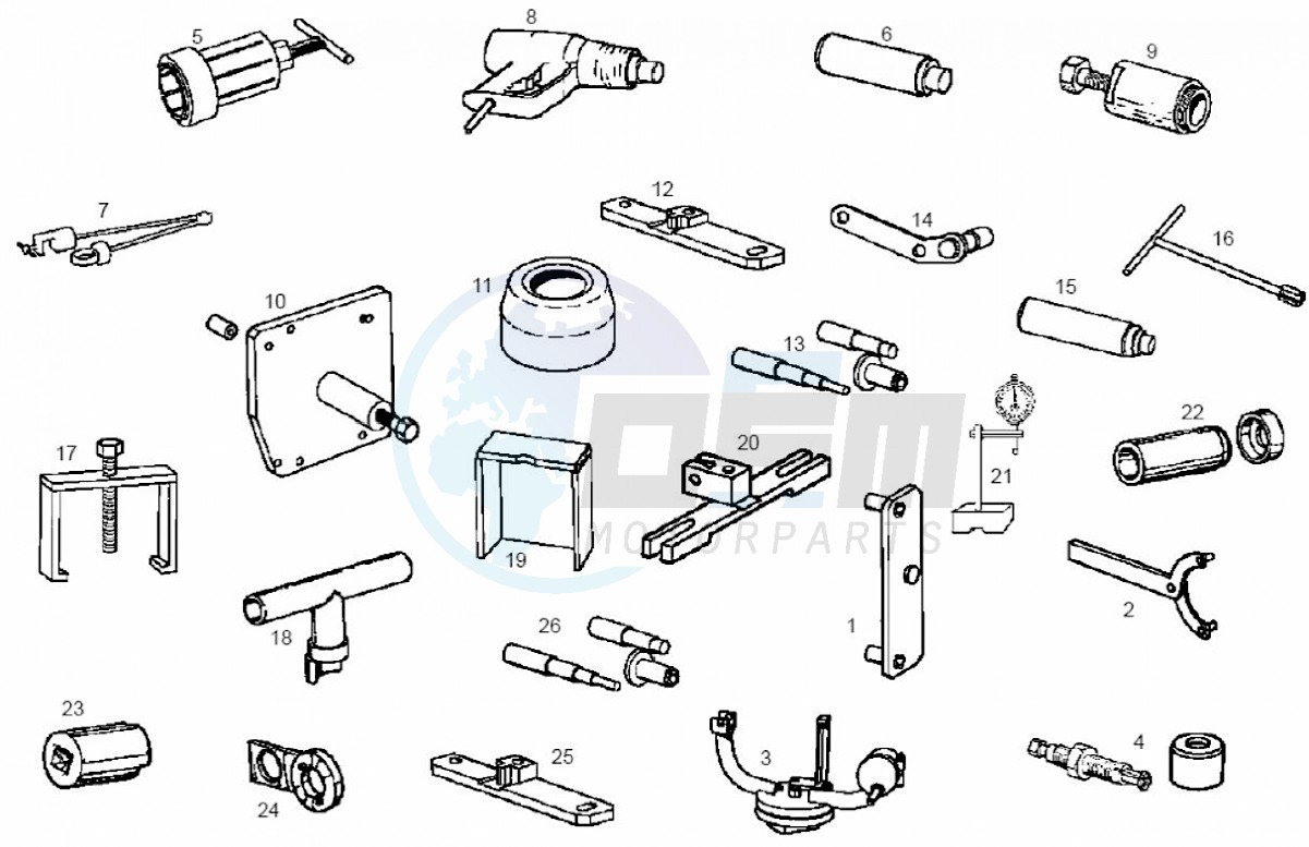 Special tools (Positions) image