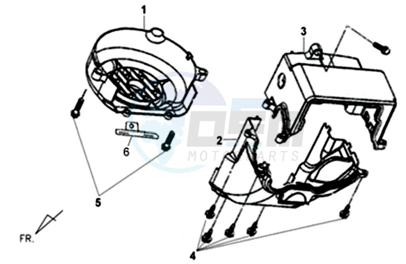 FLYWHEEL COVER blueprint