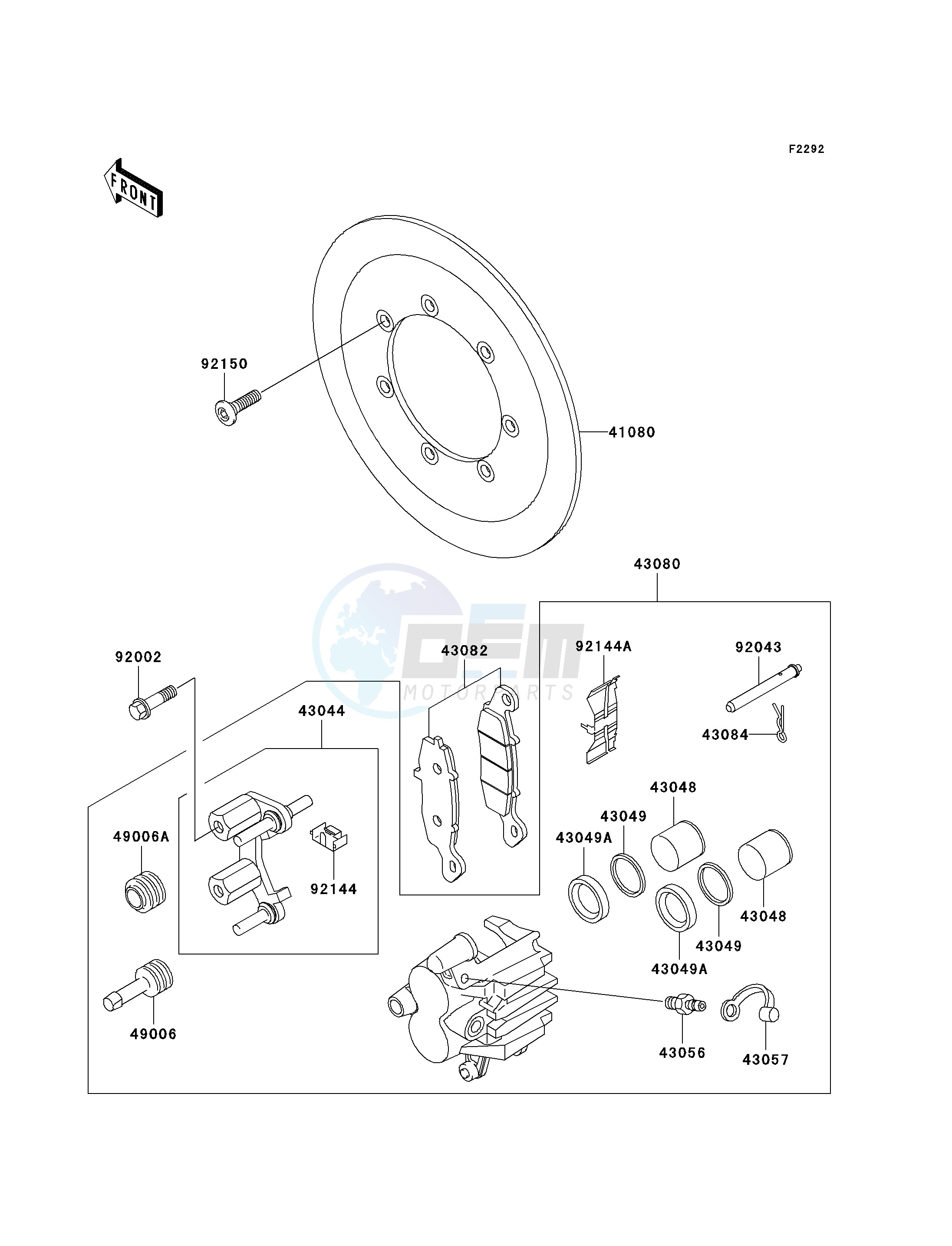 FRONT BRAKE image