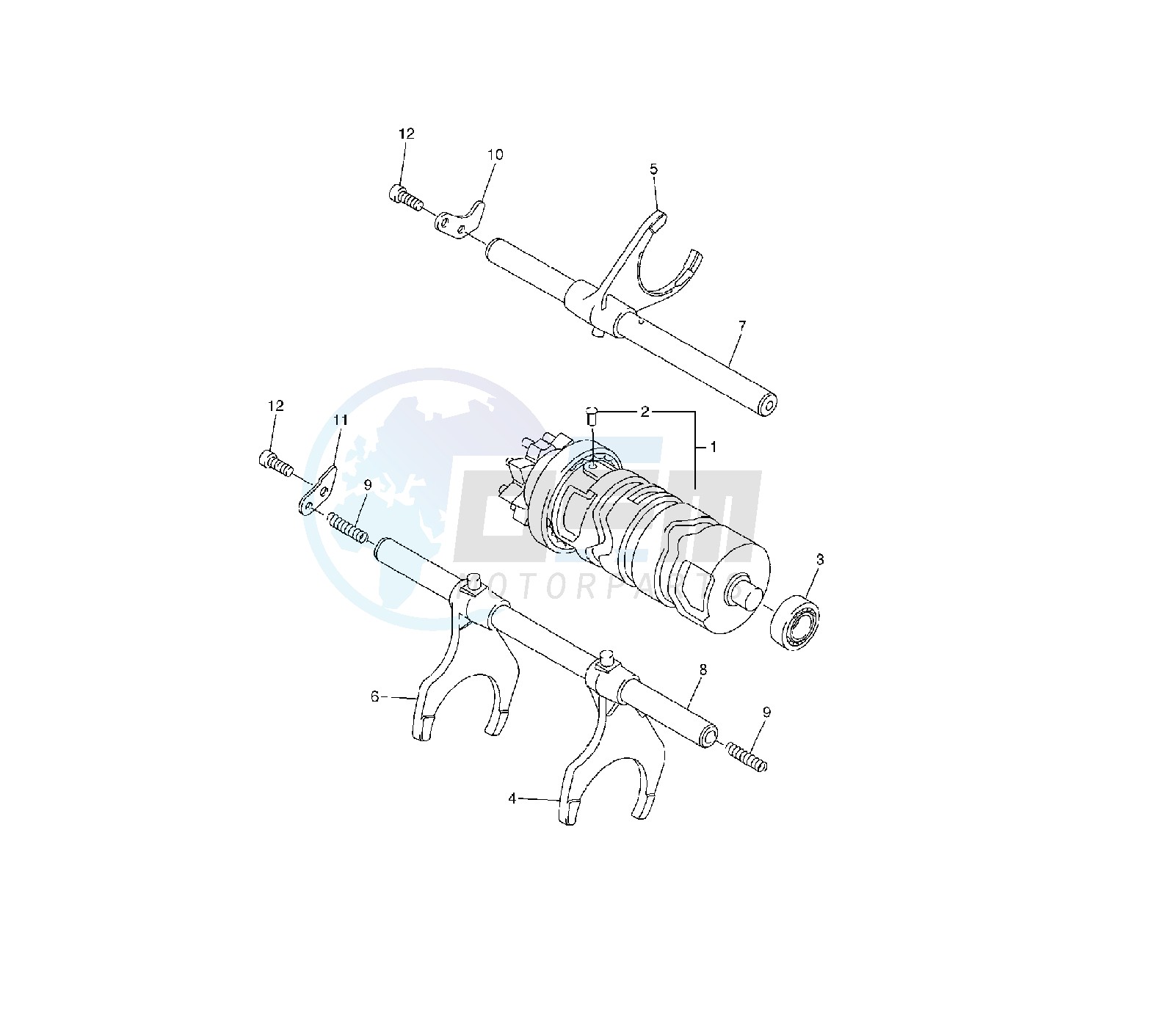 SHIFT CAM AND FORK image