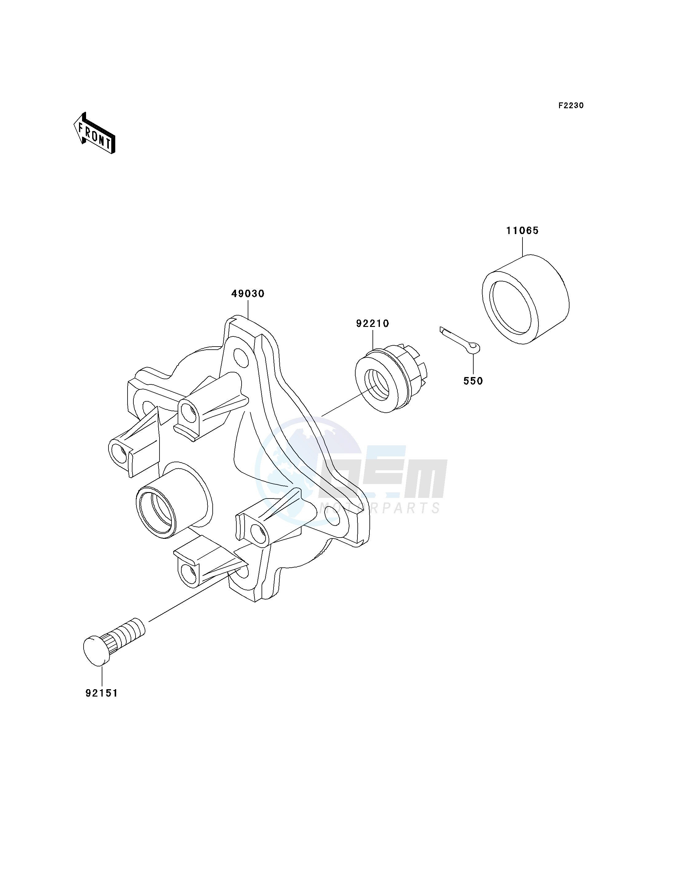 FRONT HUB image