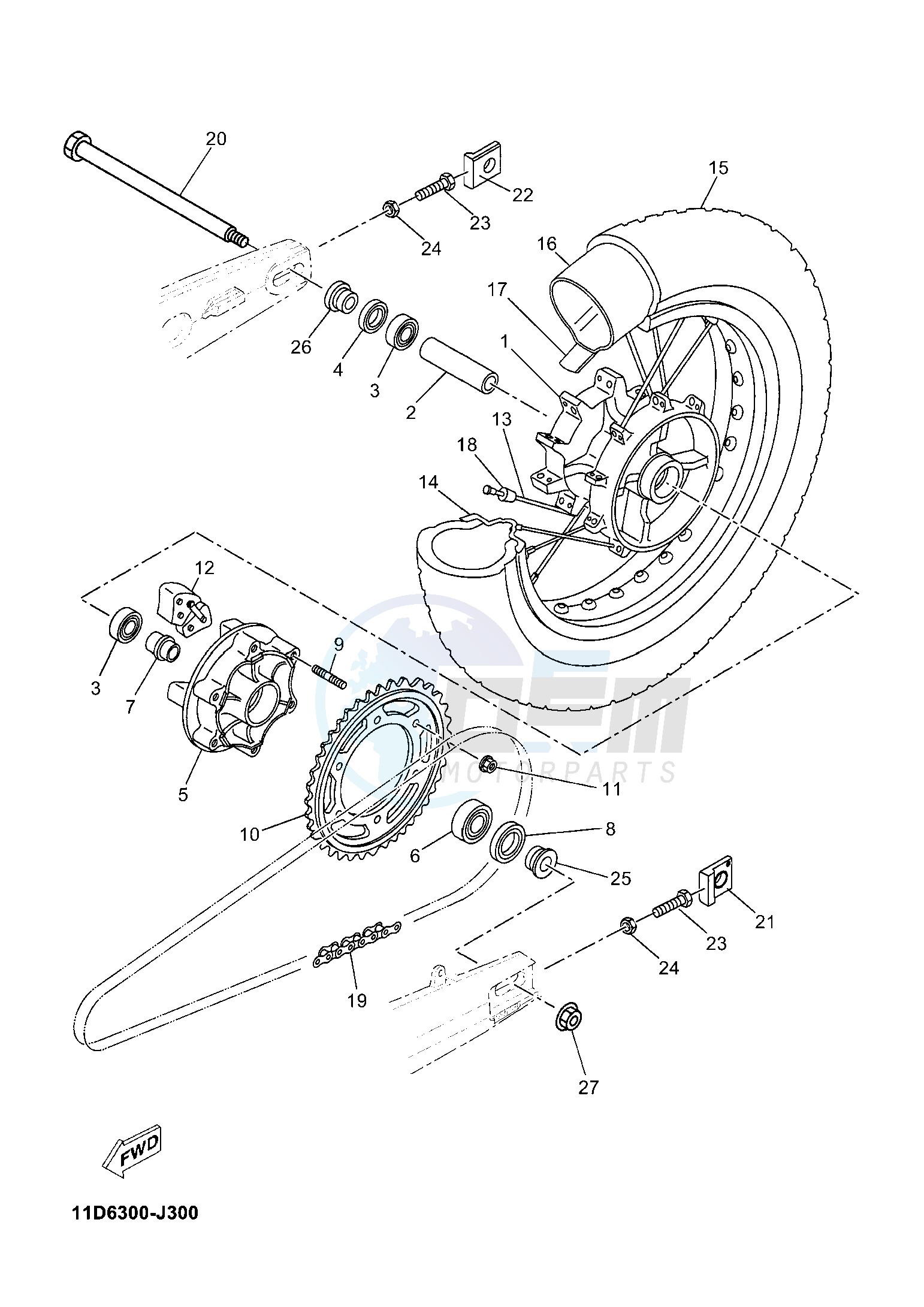 REAR WHEEL blueprint