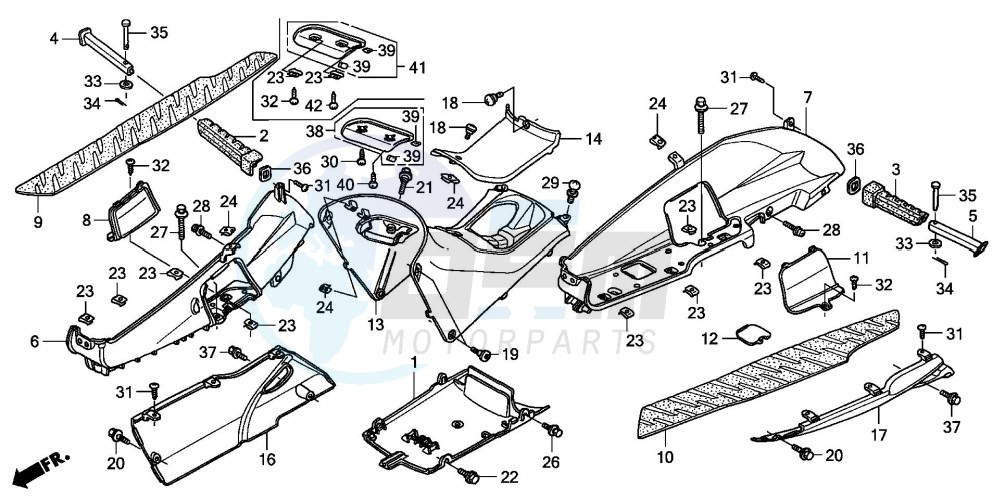 FLOOR PANEL/CENTER COVER (FES1253-5)(FES1503-5) image