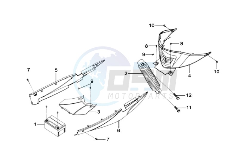 REAR SUSPENSION - COWLING image