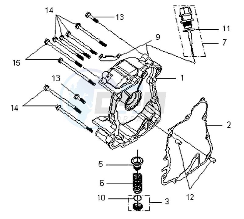 CRANKCASE RIGHT image