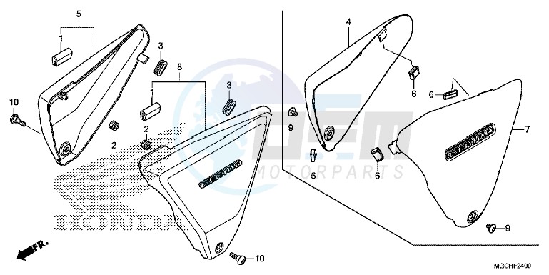 SIDE COVER blueprint