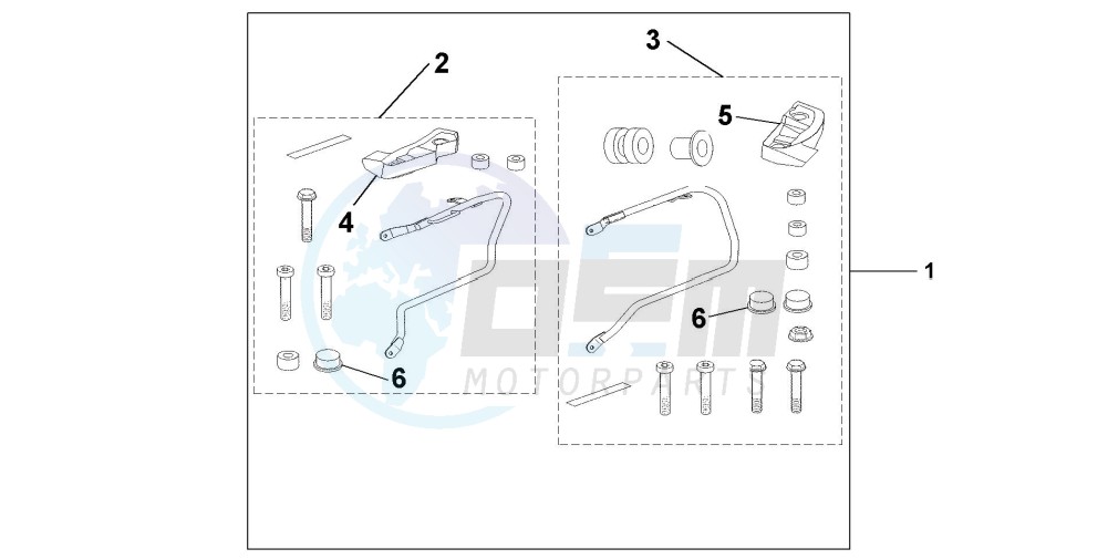 PANNIER STAY KIT blueprint