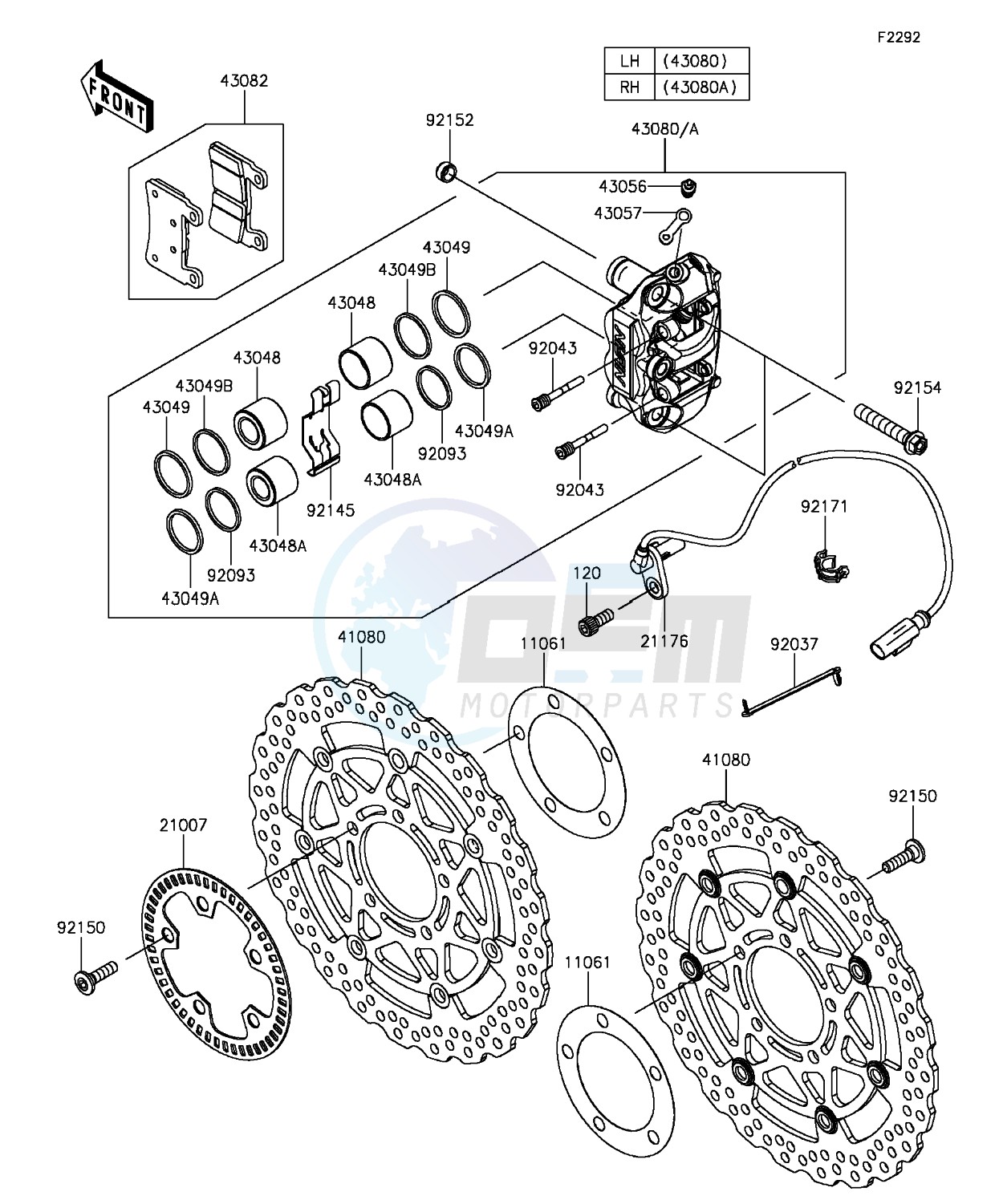 Front Brake blueprint