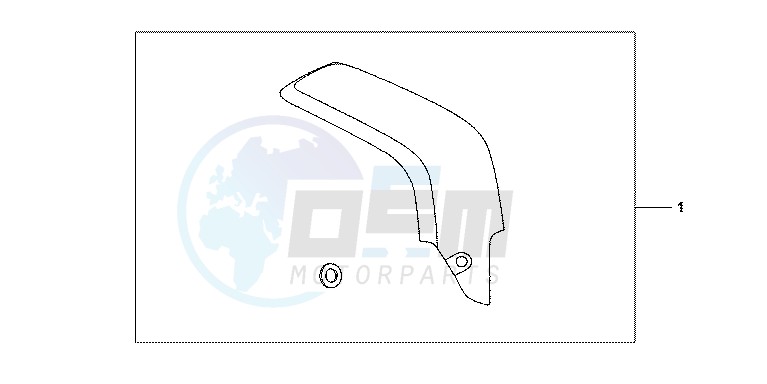 CARBON FIBER EXHAUST GUARD blueprint