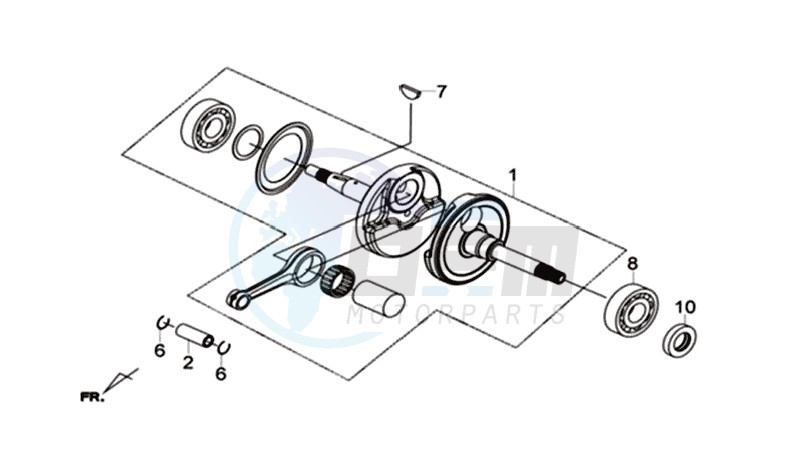 CRANK SHAFT COMP image