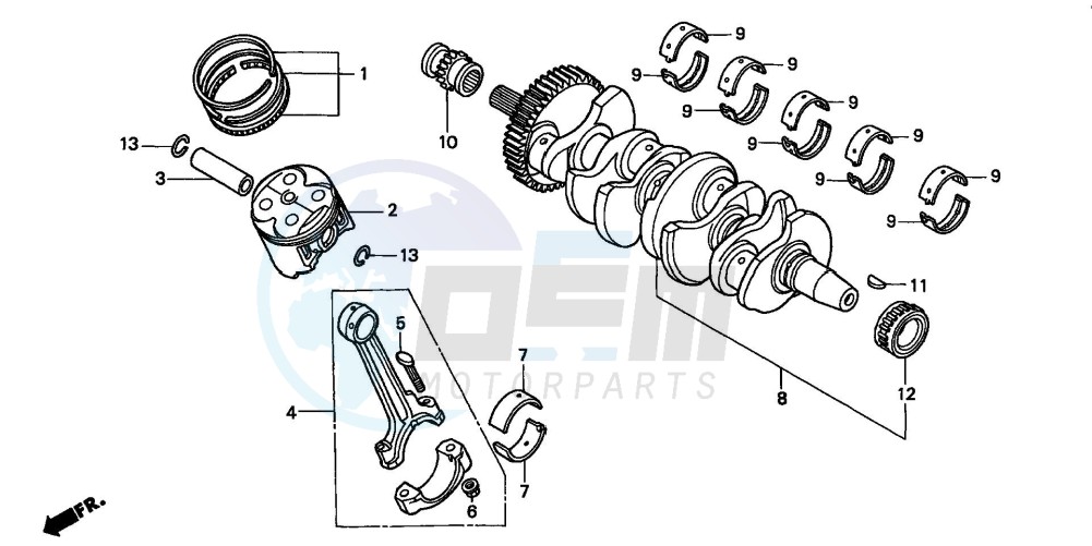 CRANKSHAFT/PISTON blueprint