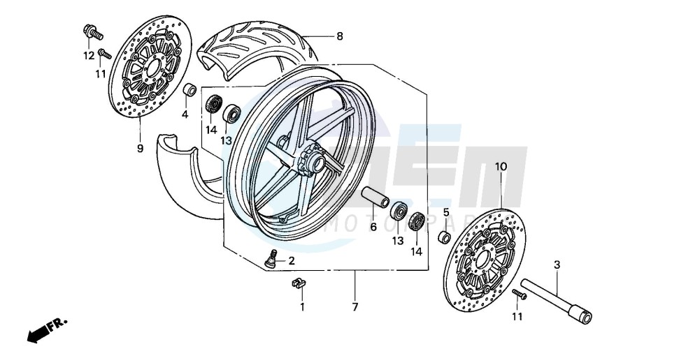 FRONT WHEEL image