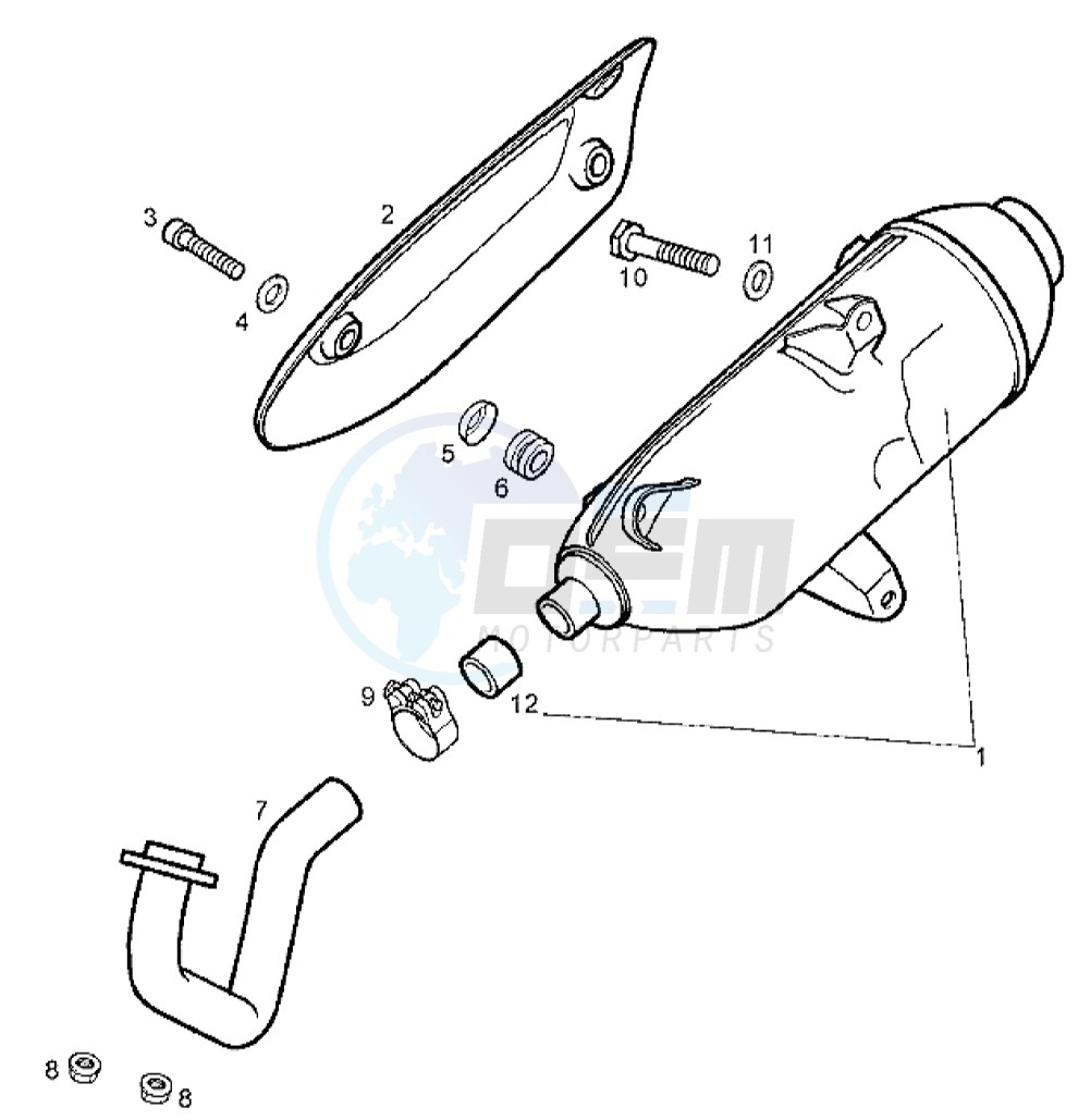 Exhaust Pipe blueprint