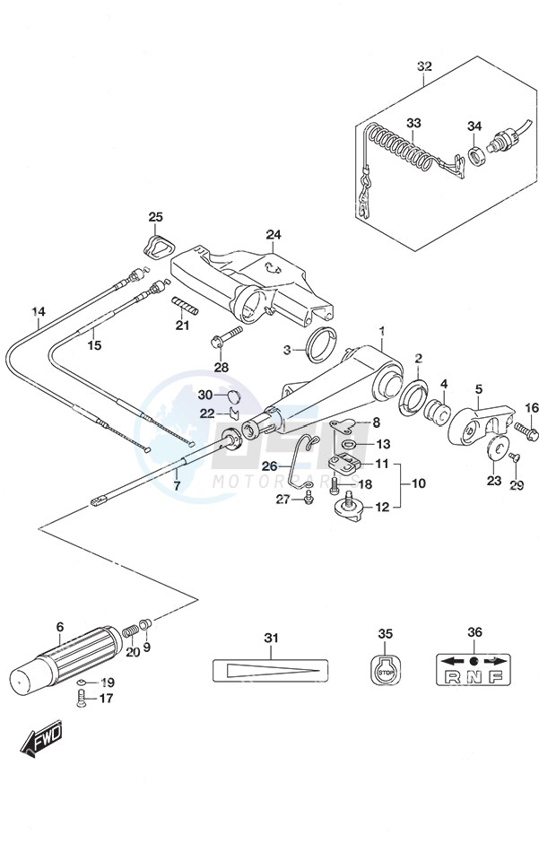 Tiller Handle image