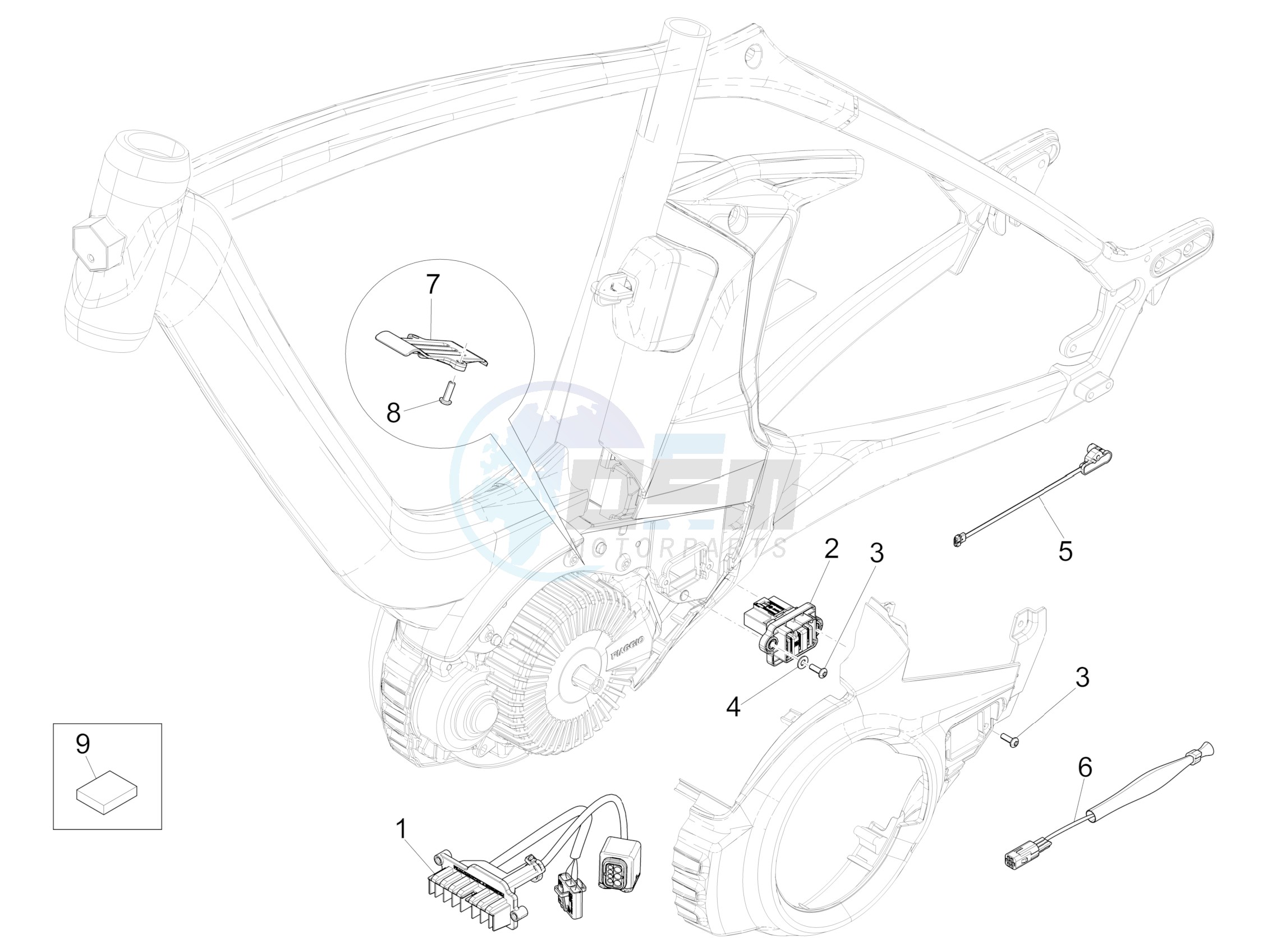 Main cable harness blueprint