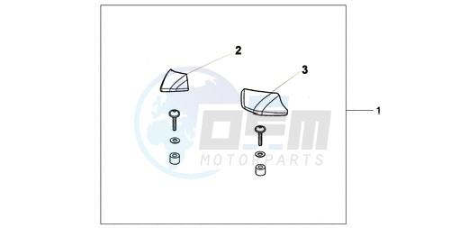 PILLION ARM REST SET blueprint