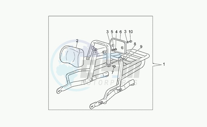 Luggage rack blueprint